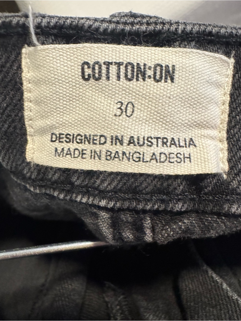 Cotton On Black Frayed Hem Denim Shorts - Picture 10 of 13